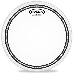 Evans EC2 Frosted SST Batter Drum Head – 12”