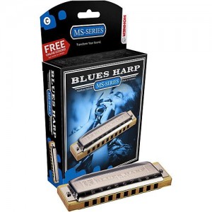 Hohner MS Series Blues Harp in D.