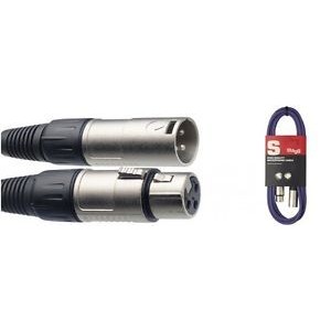 Stagg 10m high quality microphone cable in Purple