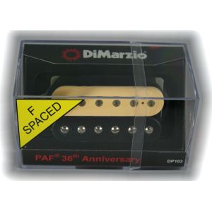 DiMarzio DP103 - PAF 36th Anniversary F spaced Black/Cream