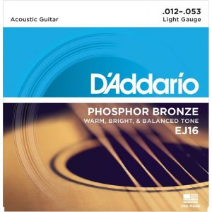 D'Addario Phosphor Bronze 12-53 Acoustic Guitar Strings