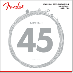 Fender Stainless Steel Flatwound Bass Strings