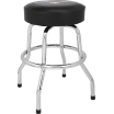 Fender® Custom Shop Chevron Logo Barstool, Black/Chrome 24 inch