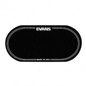 Evans EQ Patch Double Beater Impact Pads – Black - 2 pack