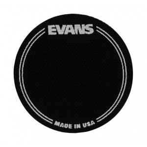 Evans EQ Patch Beater Impact Pads – Black - 2 pack