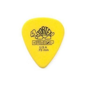 Jim Dunlop 418 Standard Tortex .73mm Yellow Guitar Pick
