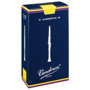 Vandoren Bb Clarinet Reed - Strength 1.5 - Single